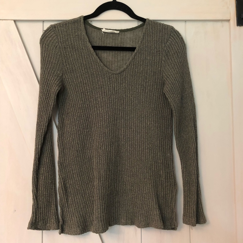 Forest green sweater